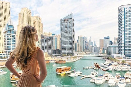 Ganztages-Stadtrundfahrt in Dubai mit Burj Khalifa Ticket "An der Spitze"