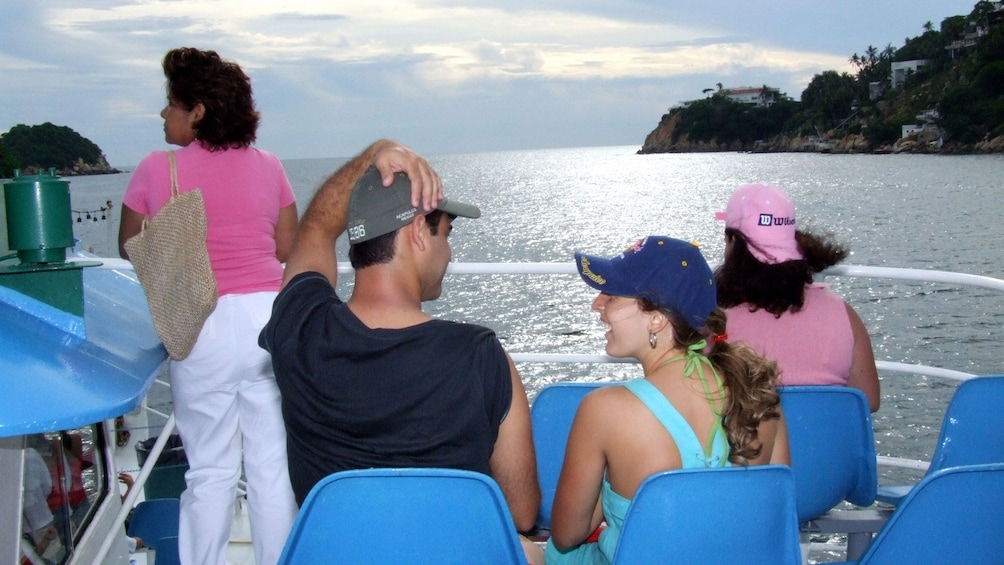 Boating group enjoying the scenery in Mexico