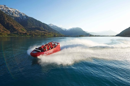 Interlaken: Naturskön tur med jetbåt på Brienzsjön