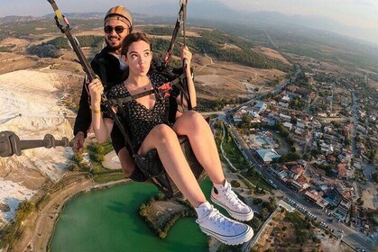 Paragliding at Pamukkale Denizli
