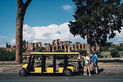 Golf Cart Driving Tour in Rome: 2.5 hrs Catacombs & Appian Way