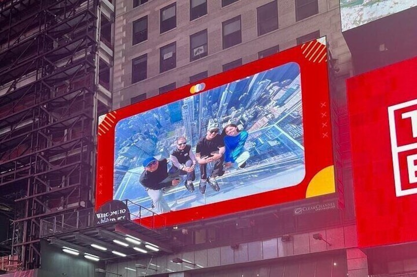 Times Square Billboard Experience - See Yourself on a Billboard!