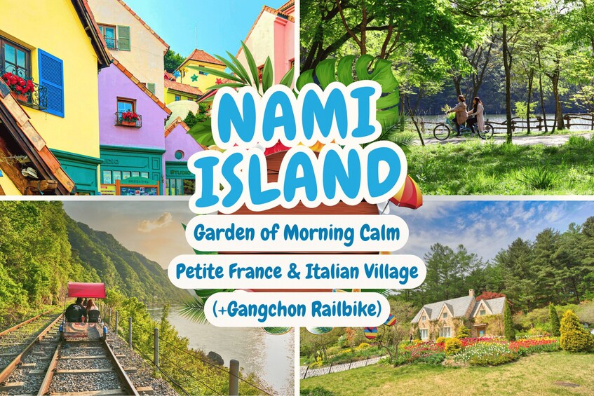 Picture 19 for Activity Seoul: Nami Island with Garden & Petite France (+ Railbike)