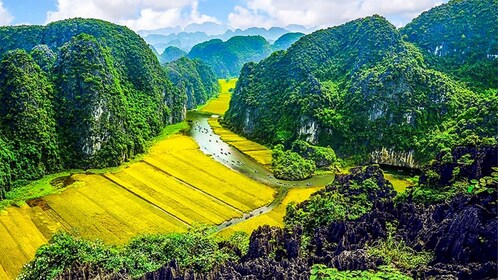Hanoi/Ninh Binh: Tam Coc, Hoa Lu og Mua-grotter - heldagstur