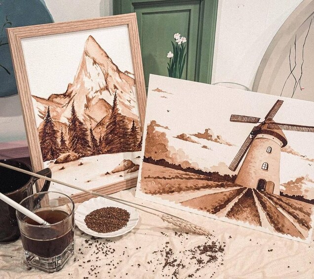 Picture 1 for Activity 2-Hr Coffee and Biscuit Painting - Edible Paint