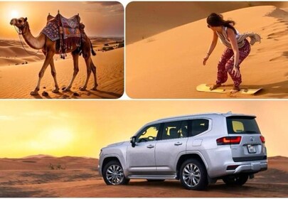 Doha: quad bike, Quad/Buggy Dune Bashing, Camel Ride, Sandboarding