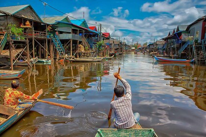 Siem Reap: recorrido por el pueblo flotante de Kampong Phluk con barco