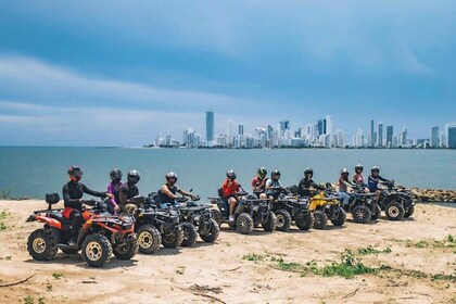 Cartagena : VTT guidé sur l'île de Tierra Bomba excursion