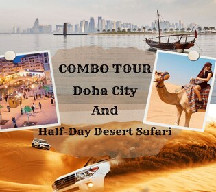 Doha: tour combinado privado de día completo por la ciudad y safari por el ...
