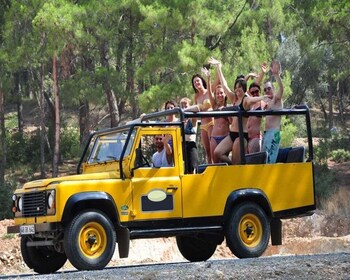 Fethiye : Journée en Jeep excursion avec visite de Saklikent et déjeuner