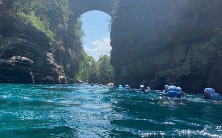 Alanya/Siden kaupunki: Canyoning, Rafting ja Ziplining Tour