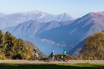 Italian Alps Adventure by E-Bike with Lake Como Views