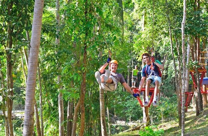 Aonang Fiore Zipline Adventure i Krabi