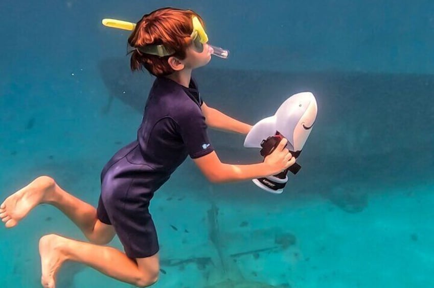 Sea Scooter Snorkel Tour - Guided Ocean Safari + Reef and Lagoon Adventure