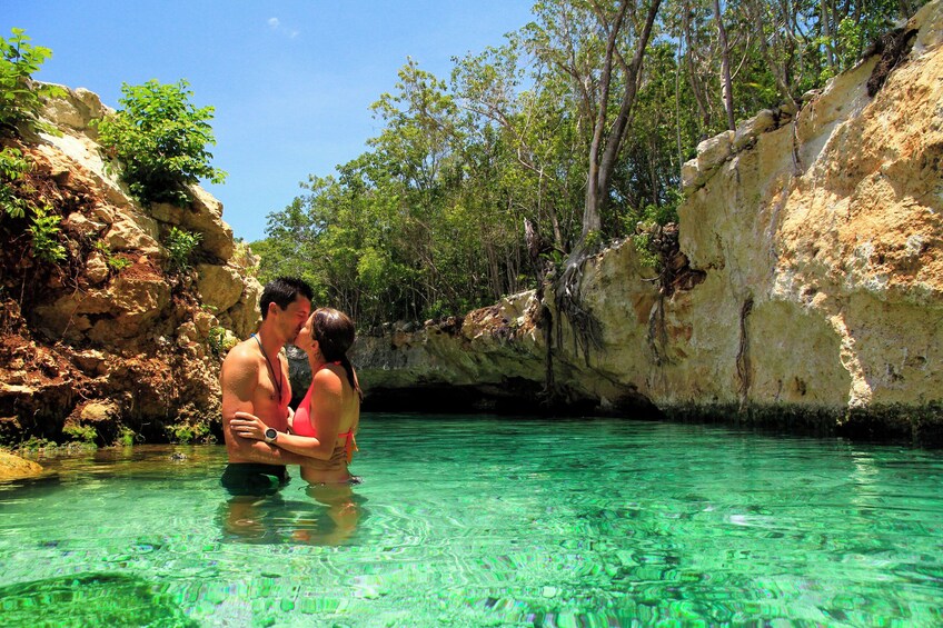Swim at Cenote Express & Snorkel with Turtles at Akumal with Transportation